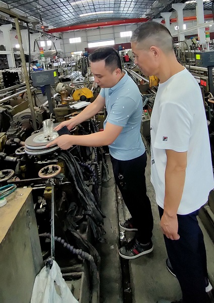 热烈欢迎聚佳/冠发不锈钢陈伟镇总经理莅临k8凯发参观指导