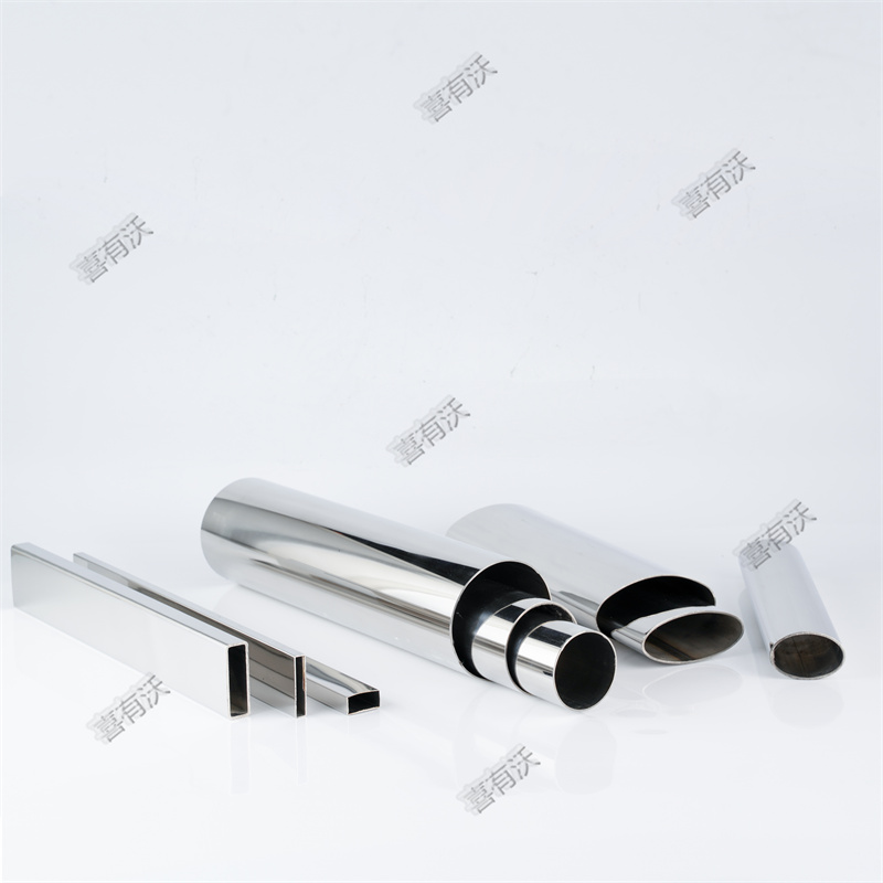 304不锈钢镜面椭圆管