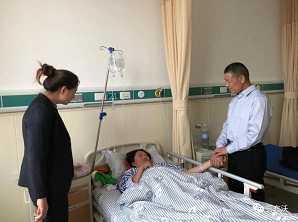 k8凯发单总看望慰问病患